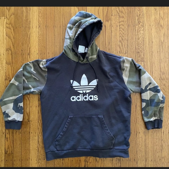 mens adidas camo hoodie